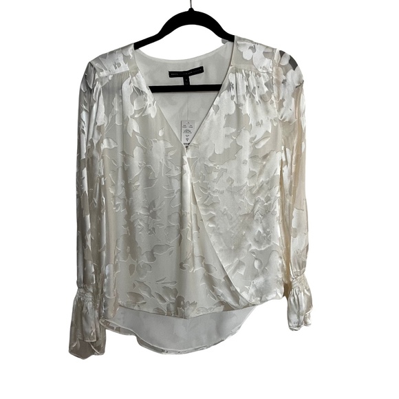 White House Black Market Tops - White House Black Market White Blouse Size 0